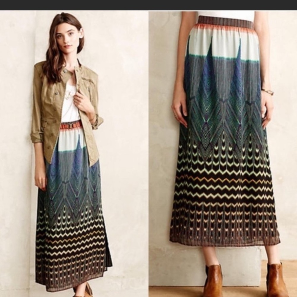 Anthropologie | Maeve Pluma Maxi Skirt